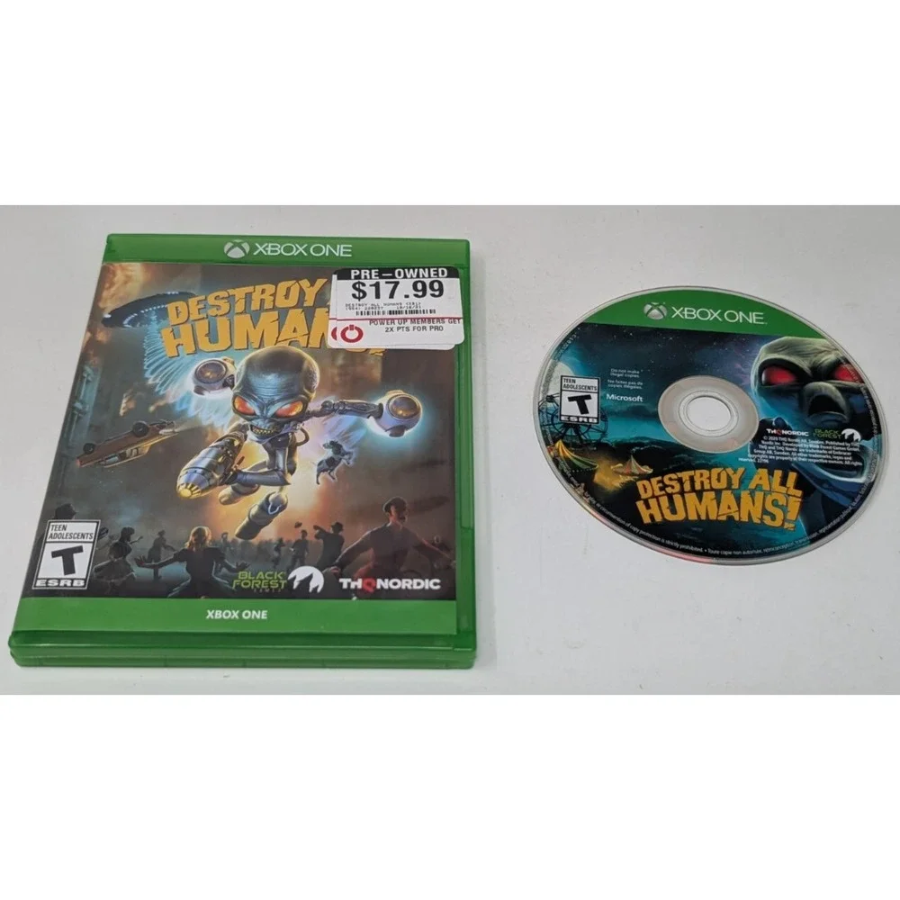 Destroy All Humans Microsoft Xbox One Video Game THQ Complete w/ Case‎